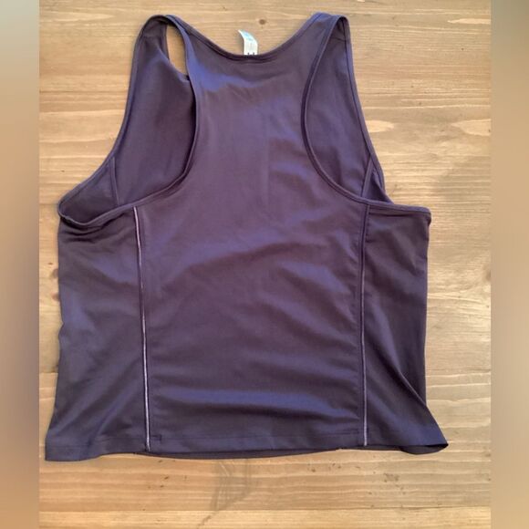 UNDER ARMOUR WOMENS LARGE SG TANK TOP RACERBACK PURPLE FITTED  1377106 - Picture 2 of 4